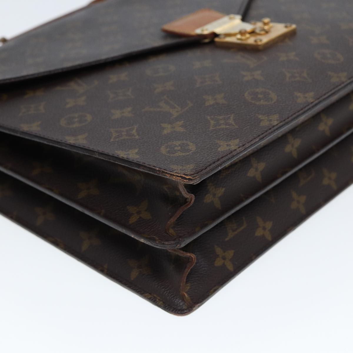 LOUIS VUITTON Monogram Serviette Conseiller Briefcase M53331 LV Auth mr317