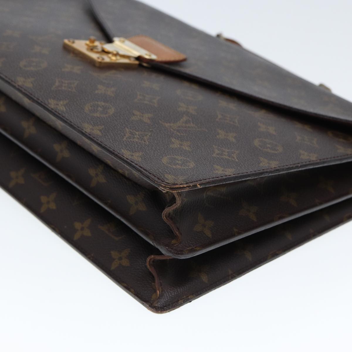 LOUIS VUITTON Monogram Serviette Conseiller Briefcase M53331 LV Auth mr317