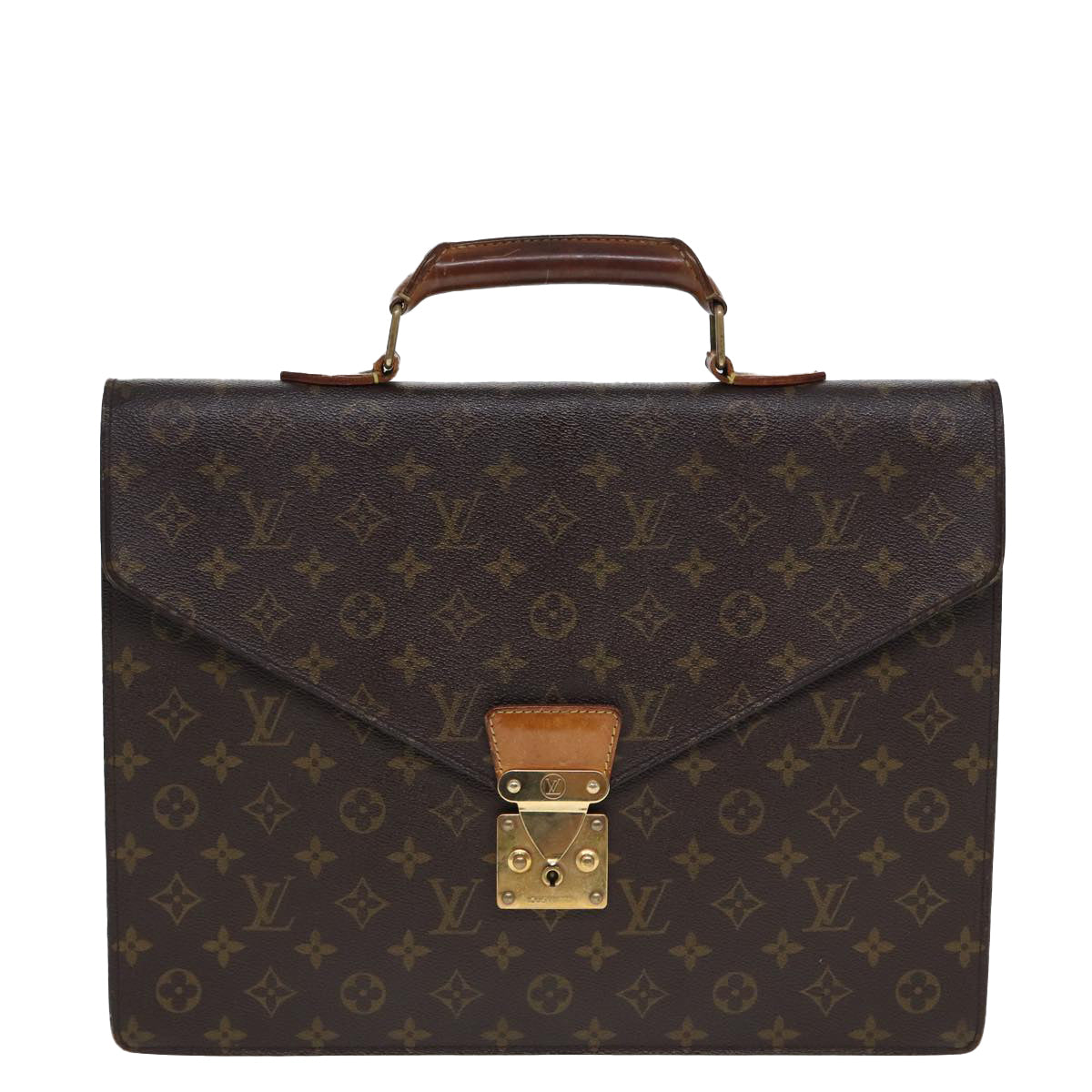 LOUIS VUITTON Monogram Serviette Conseiller Briefcase M53331 LV Auth mr317