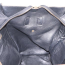 CELINE Luggage Medium Hand Bag Suede Leather Beige Gold black Auth mr3170A-19