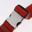 PRADA Waist bag Nylon Orange Silver Auth mr3174A-10