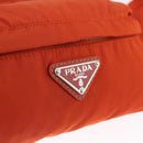 PRADA Waist bag Nylon Orange Silver Auth mr3174A-16