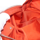 PRADA Waist bag Nylon Orange Silver Auth mr3174A-21