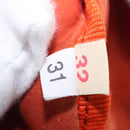 PRADA Waist bag Nylon Orange Silver Auth mr3174A-25