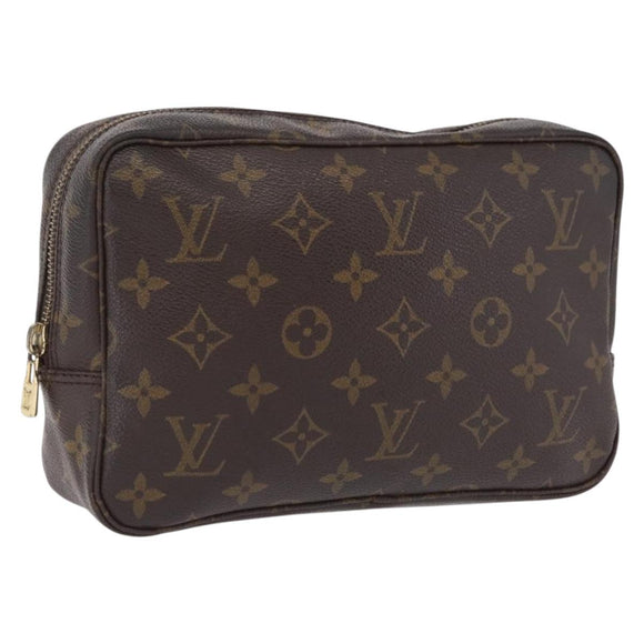 LOUIS VUITTON Monogram Trousse Toilette 23 Clutch Bag M47524 LV Auth mr3176