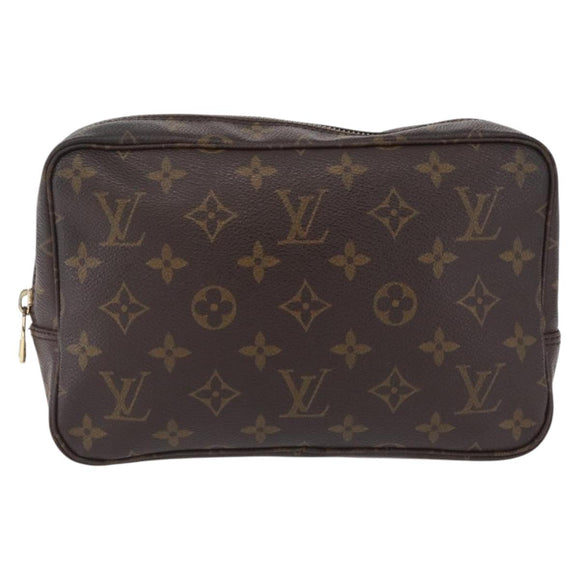 LOUIS VUITTON Monogram Trousse Toilette 23 Clutch Bag M47524 LV Auth mr3176