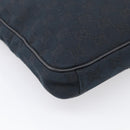 GUCCI GG Canvas Shoulder Bag Black Silver 92551 Auth mr3177A-11