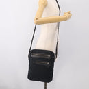 GUCCI GG Canvas Shoulder Bag Black Silver 92551 Auth mr3177A-27