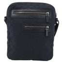 GUCCI GG Canvas Shoulder Bag Black Silver 92551 Auth mr3177A-2