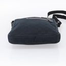 GUCCI GG Canvas Shoulder Bag Black Silver 92551 Auth mr3177A-9