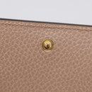 GUCCI Bifold Wallet Leather Pink Silver 598587 Auth mr3181A-22