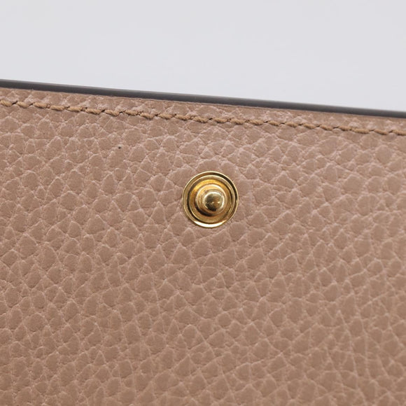GUCCI Bifold Wallet Leather Pink Silver 598587 Auth mr3181A