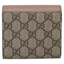 GUCCI Bifold Wallet Leather Pink Silver 598587 Auth mr3181A-3