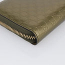 GUCCI Long Wallet Patent leather Red Gold 308005 Auth mr3182A-11