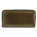 GUCCI Long Wallet Patent leather Red Gold 308005 Auth mr3182A-2