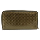 GUCCI Long Wallet Patent leather Red Gold 308005 Auth mr3182A-3