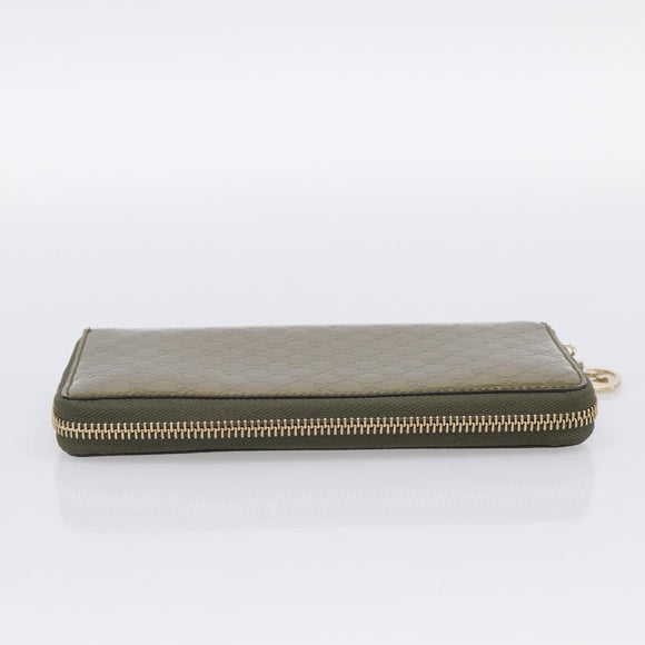 GUCCI Long Wallet Patent leather Red Gold 308005 Auth mr3182A