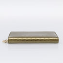 GUCCI Long Wallet Patent leather Red Gold 308005 Auth mr3182A-7