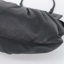 FENDI Shoulder Bag Leather Black Silver 8BN179 Auth mr3186V-12