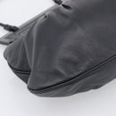 FENDI Shoulder Bag Leather Black Silver 8BN179 Auth mr3186V-13