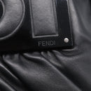 FENDI Shoulder Bag Leather Black Silver 8BN179 Auth mr3186V-18