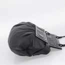 FENDI Shoulder Bag Leather Black Silver 8BN179 Auth mr3186V-5