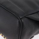 MCM Vicetos Backpack Leather Black Gold Auth mr3187V-16