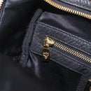 MCM Vicetos Backpack Leather Black Gold Auth mr3187V-23