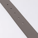 GUCCI Belt Leather 37.4"" Gray Gold 409417 Auth mr3188A-20