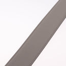 GUCCI Belt Leather 37.4"" Gray Gold 409417 Auth mr3188A-9