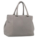 Bottega Veneta INTRECCIATO Tote Bag Leather Gray Auth mr3190-1
