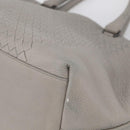 Bottega Veneta INTRECCIATO Tote Bag Leather Gray Auth mr3190-11