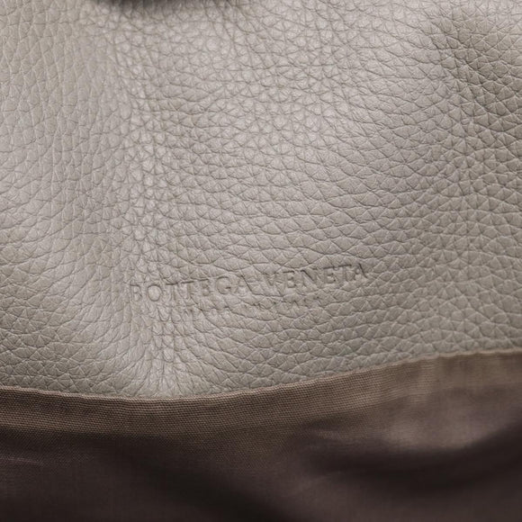 Bottega Veneta INTRECCIATO Tote Bag Leather Gray Auth mr3190