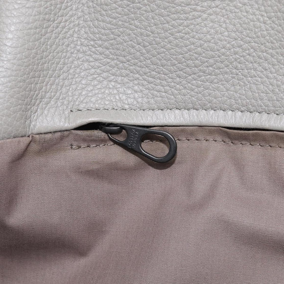 Bottega Veneta INTRECCIATO Tote Bag Leather Gray Auth mr3190