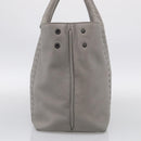 Bottega Veneta INTRECCIATO Tote Bag Leather Gray Auth mr3190-4