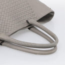 Bottega Veneta INTRECCIATO Tote Bag Leather Gray Auth mr3190-7