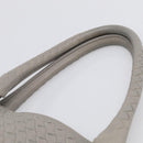 Bottega Veneta INTRECCIATO Tote Bag Leather Gray Auth mr3190-9