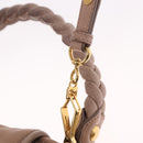 Miu Miu Hand Bag Leather 2way Pink Gold Auth mr3197V-12