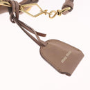 Miu Miu Hand Bag Leather 2way Pink Gold Auth mr3197V-20