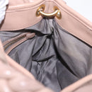 Miu Miu Hand Bag Leather 2way Pink Gold Auth mr3197V-26