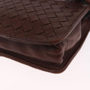 Bottega Veneta INTRECCIATO Body Bag Leather Brown Gold Auth mr3198-14