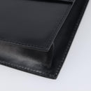 CELINE Shoulder Bag Leather Black Gold Auth mr3201A-11