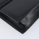 CELINE Shoulder Bag Leather Black Gold Auth mr3201A-12