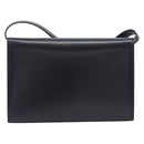 CELINE Shoulder Bag Leather Black Gold Auth mr3201A-3