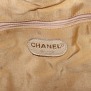CHANEL Shoulder Bag Lamb Skin Beige Gold CC Auth mr3202-21