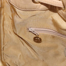 CHANEL Shoulder Bag Lamb Skin Beige Gold CC Auth mr3202-25