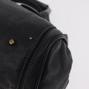 Chloe Paddington Hand Bag Leather Black Gold Silver Auth mr3203V-13