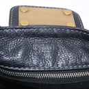 Chloe Paddington Hand Bag Leather Black Gold Silver Auth mr3203V-19