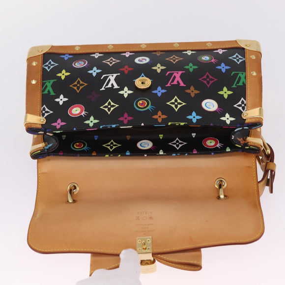 LOUIS VUITTON I Love Monogram Pochette I Miss You Bag M92054 LV Auth mr3206V