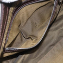 FENDI Zucca Canvas Mamma Baguette Shoulder Bag Brown Black Auth mr3209V-22
